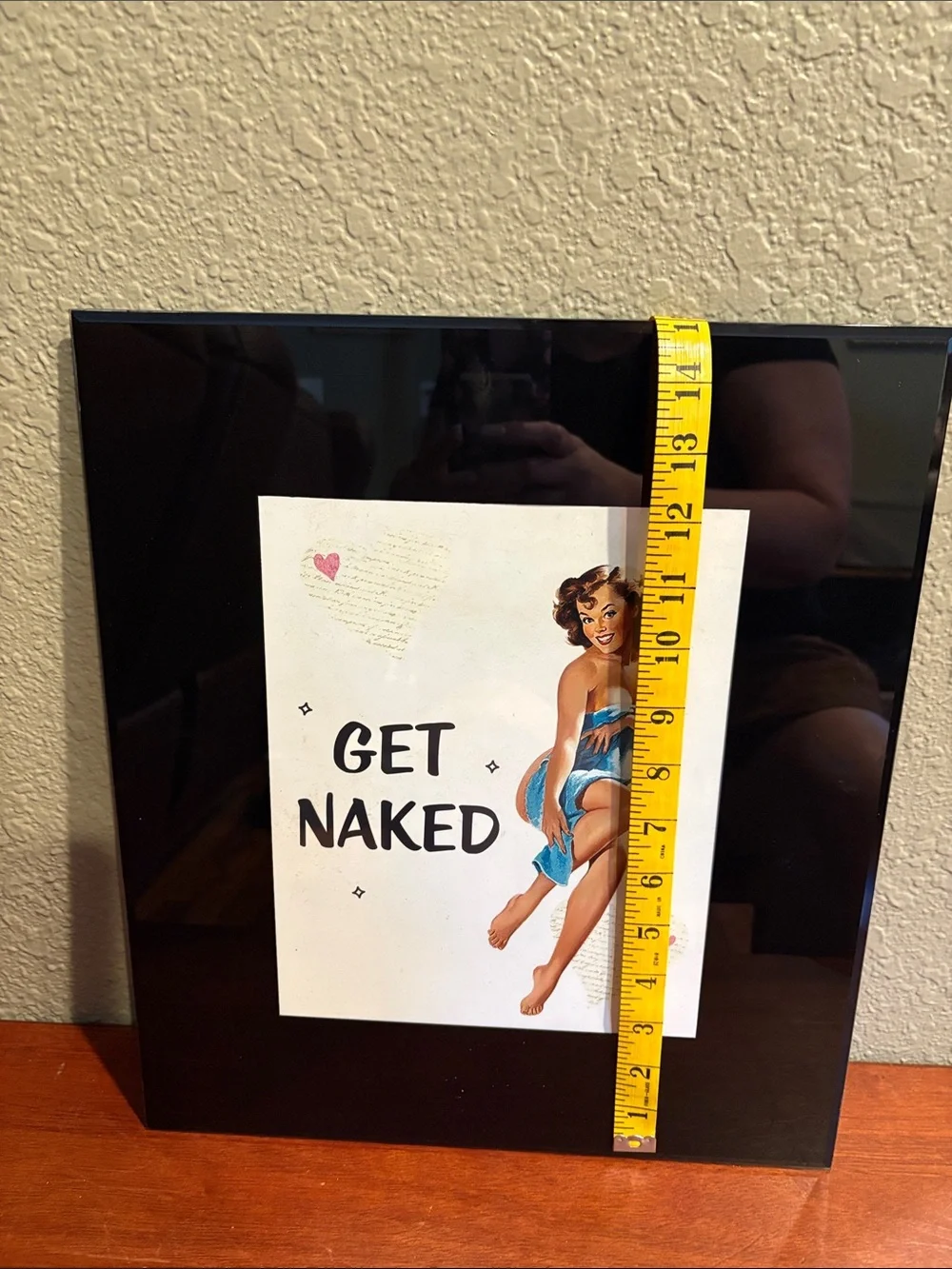 N/A framed pinup